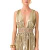 Women My Beachy Side | Charlotte Bronze Shimmer Mini Dress Bronz Shimmer