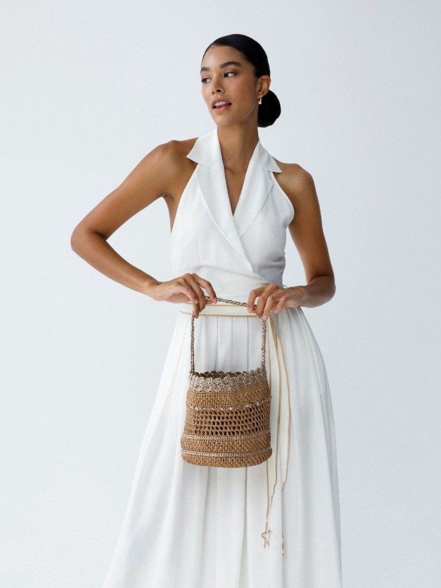 Women My Beachy Side | Rima Woven Bucket Bag