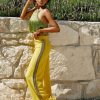 Women My Beachy Side | Begonia Wide Leg Pants Green