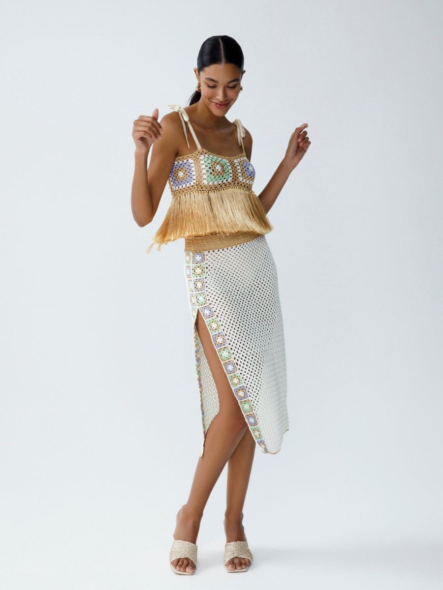 Women My Beachy Side | Ariana Maxi Skirt White