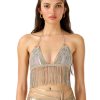 Women My Beachy Side | Sorbet Shimmer Hand-Crochet Top Bronze