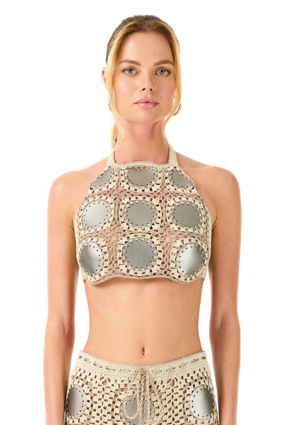 Women My Beachy Side | Taffy Hand-Crochet Crop Top Bronze