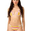 Women My Beachy Side | Bonbon Hand-Crochet Rainbow Bikini Set Multi