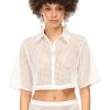 Women My Beachy Side | Camelia Crop Top White