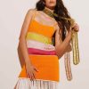 Women My Beachy Side | Bonbon Fringe Maxi Dress Orange