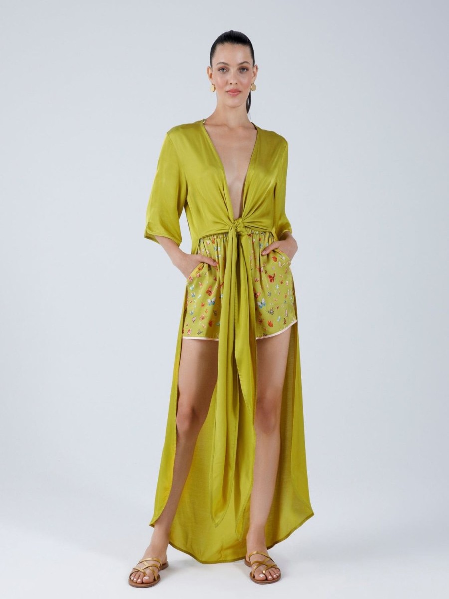 Women My Beachy Side | Magnolia Caftan Green