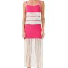 Women My Beachy Side | Bonbon Fringe Maxi Dress Pink