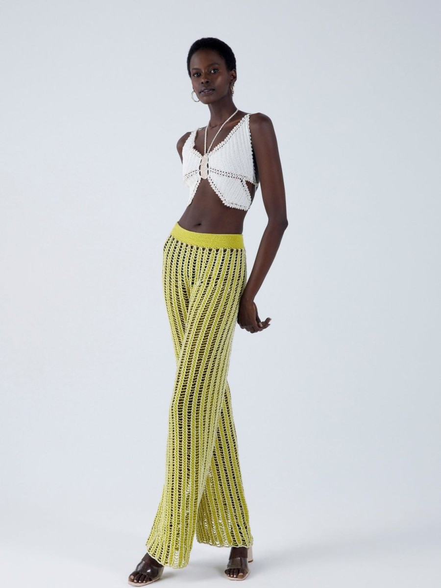 Women My Beachy Side | Verbena Pants Green