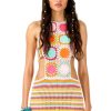 Women My Beachy Side | Petit Fours Hand-Crochet Mini Dress Colorful