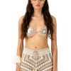 Women My Beachy Side | Sugarplum Hand-Crochet Shorts Stone