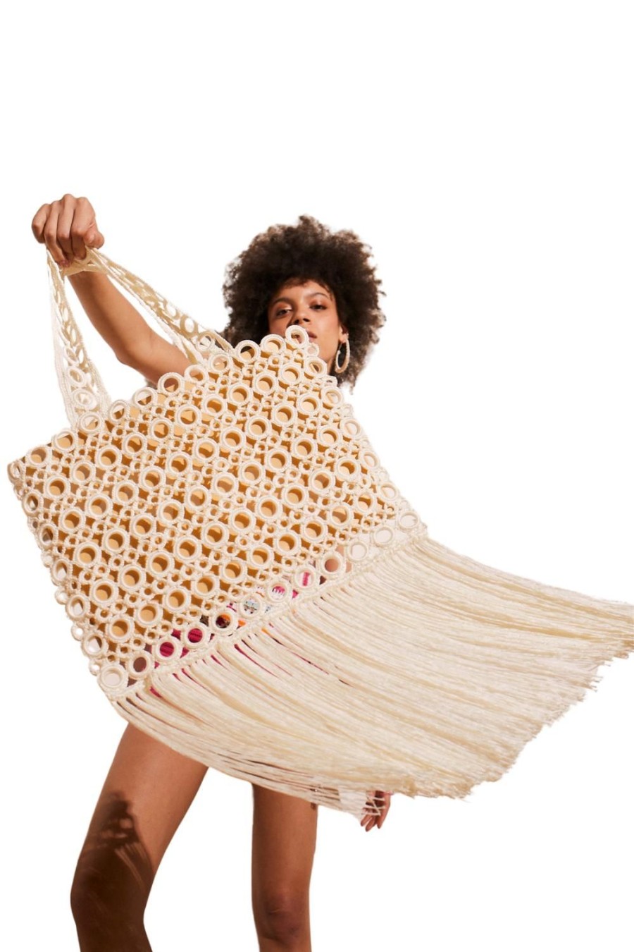 Women My Beachy Side | Biscotti Hand-Crochet Fringed Bag