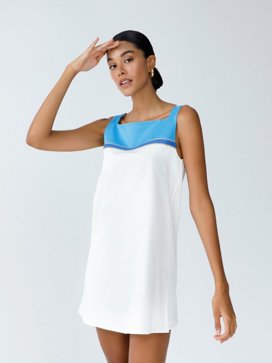 Women My Beachy Side | Ali Mini Shift Dress White