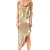 Women My Beachy Side | Charlotte Bronze Shimmer Dress Bronz Shimmer