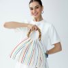 Women My Beachy Side | Sabrina Bamboo Handle Bag