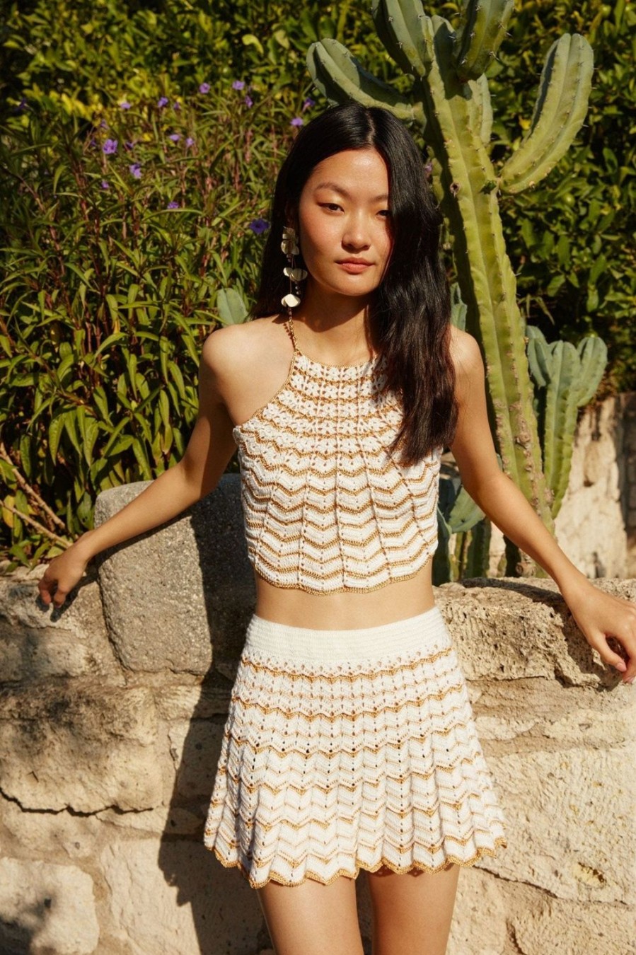 Women My Beachy Side | Regina Crochet Skirt White