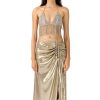 Women My Beachy Side | Charlotte Maxi Skirt Bronze Shimmer