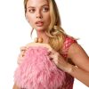 Women My Beachy Side | Alaska Hand-Crochet Plush Clutch Pink