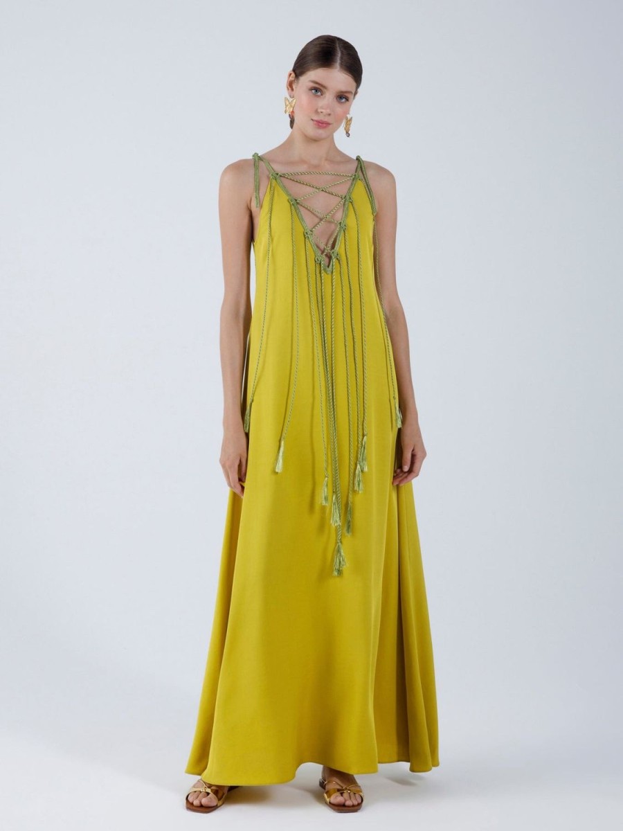 Women My Beachy Side | Monarch Maxi Dress Green