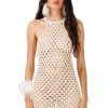 Women My Beachy Side | Macaron Hand-Crochet Mini Dress White