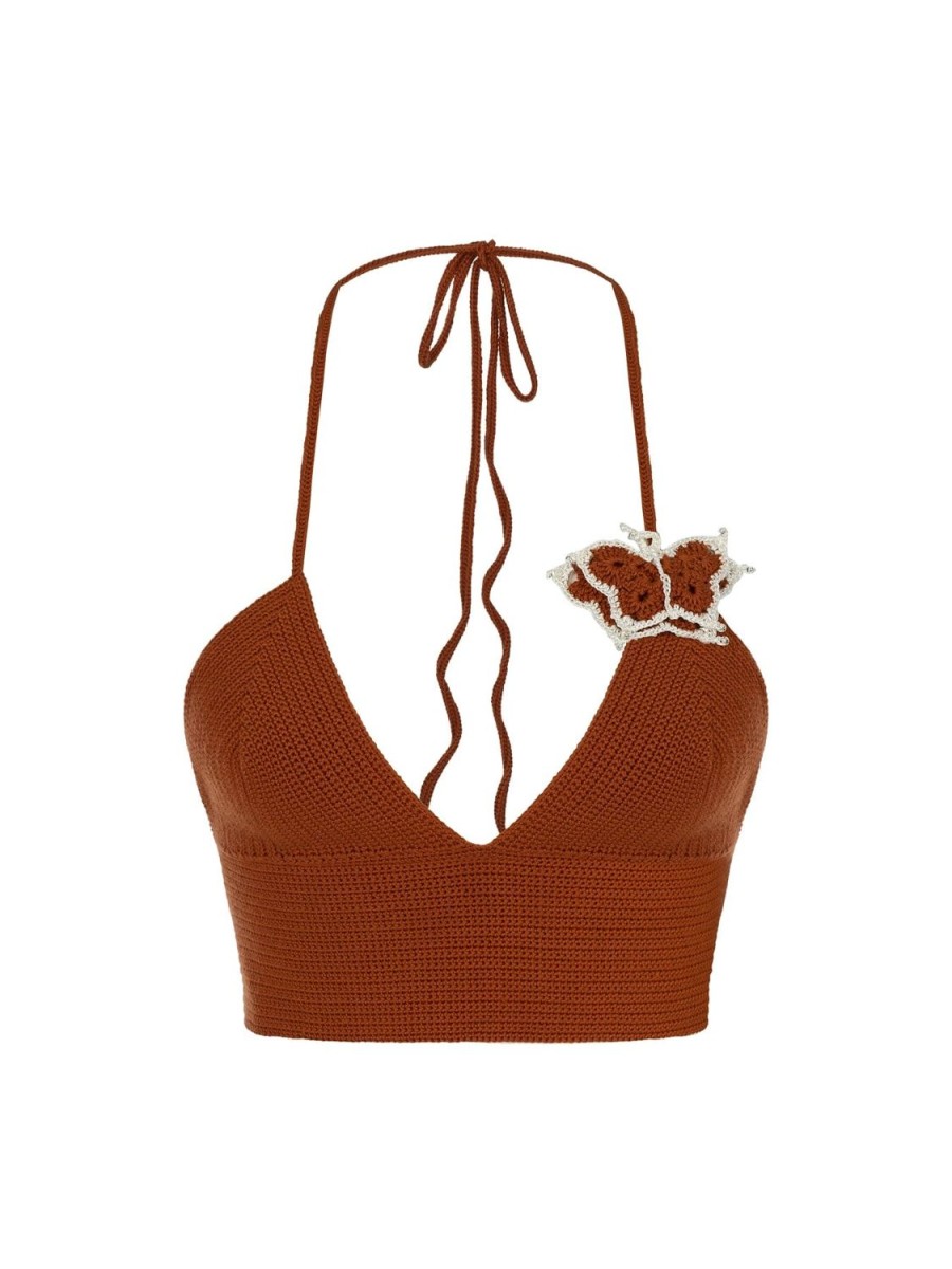 Women My Beachy Side | Freesia Halter Top Red