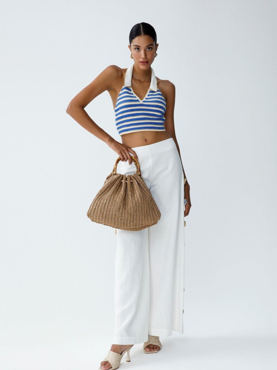 Women My Beachy Side | Faye Wide Leg Pants White