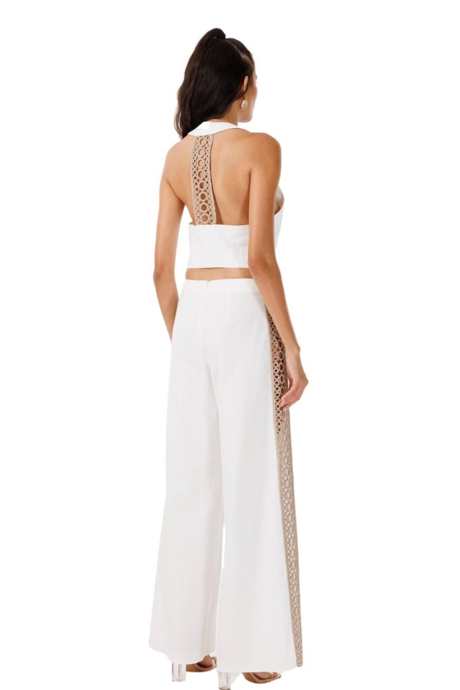 Women My Beachy Side | Coconut Wide Leg Pants White