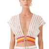 Women My Beachy Side | Lollipop Hand-Crochet Top Colorful